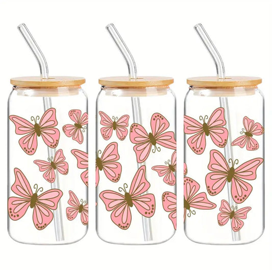 Papillons Rose & Dorée